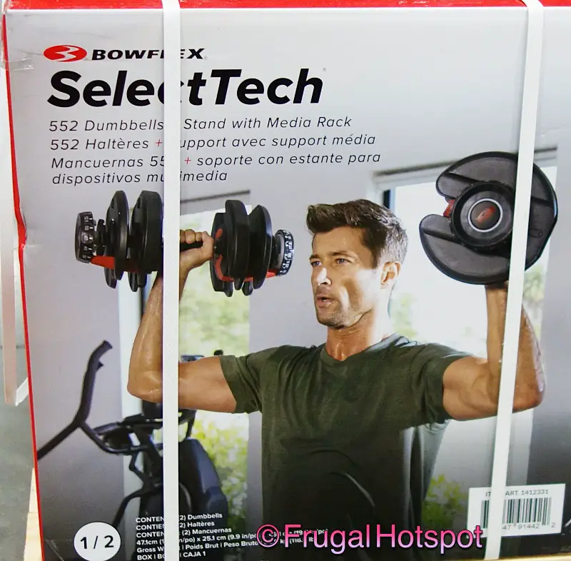 Bowflex SelectTech 552 Dumbbells with Stand | Costco