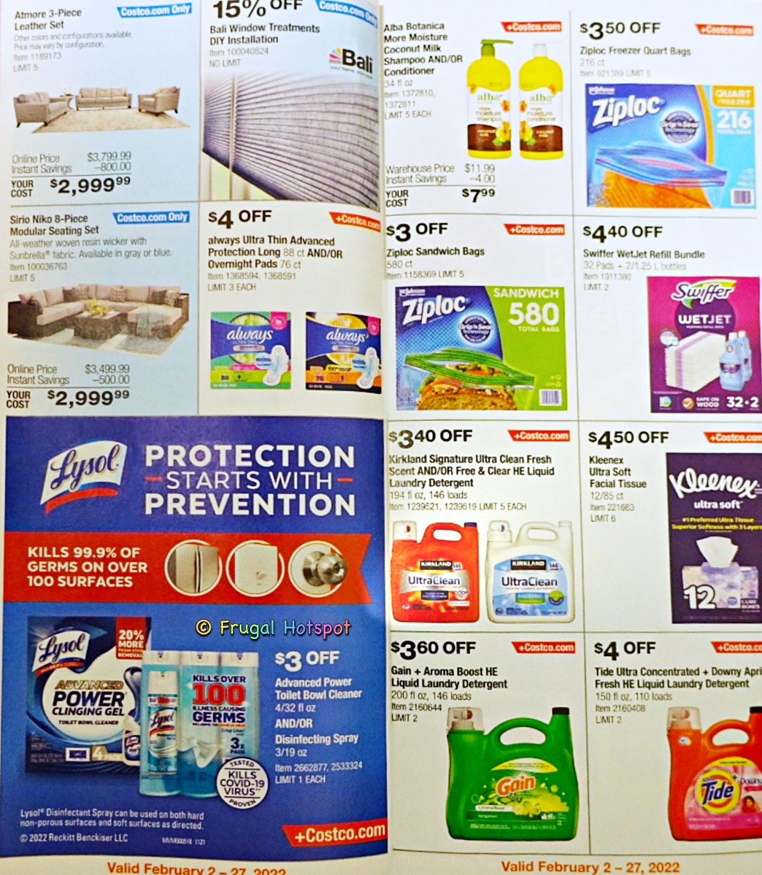 Costco Coupon Book FEBRUARY 2022 | P16 P17