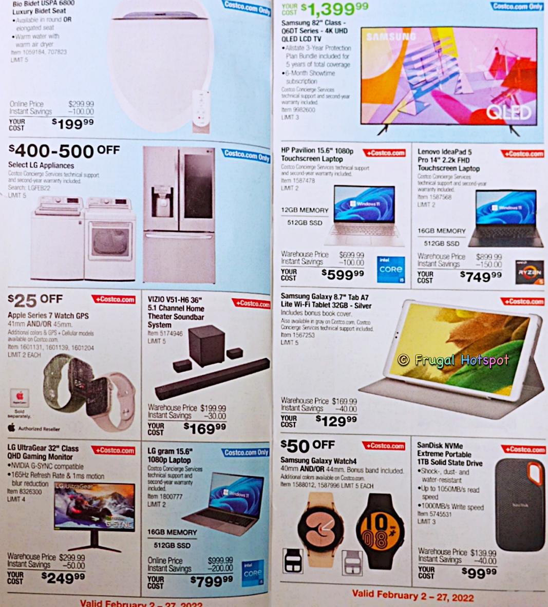 Costco Coupon Book FEBRUARY 2022 | P6 P7