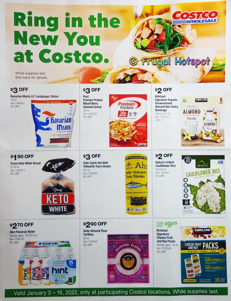 Costco Flyer Ring in the New You page 1 | January 2022