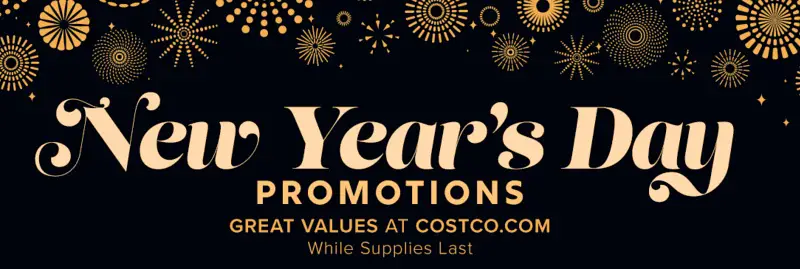 Costco online New Year's Day Sale