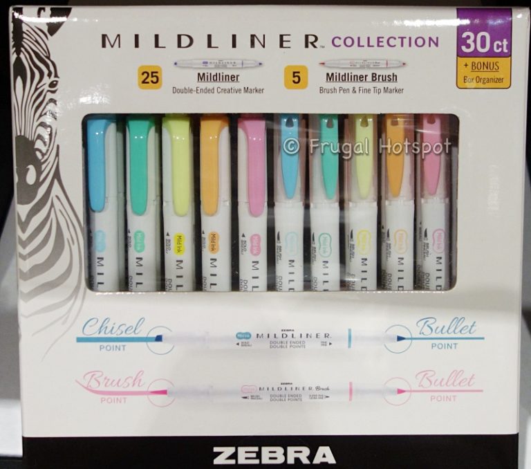 Zebra Mildliner Creative Marker Collection Costco Sale! Frugal Hotspot