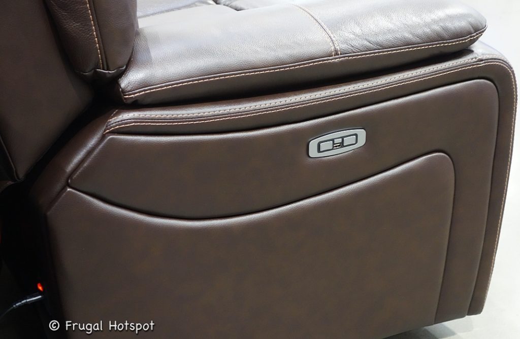 Fallon Leather Power Sofa and Loveseat at Costco! Frugal Hotspot