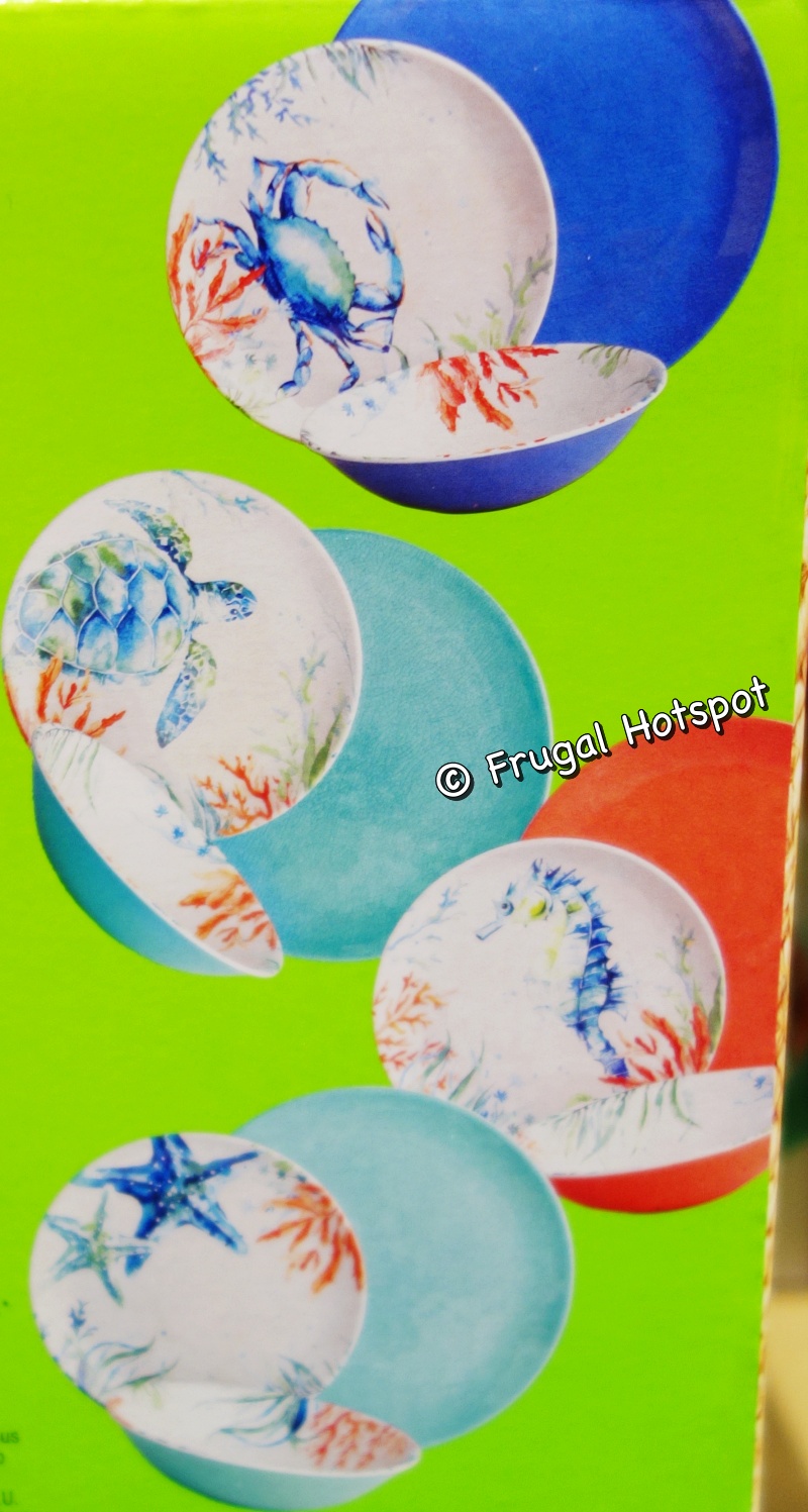 Pandex Sealife Melamine Dinnerware | Costco