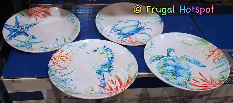 Pandex Sealife Melamine Dinnerware Set | Costco Display