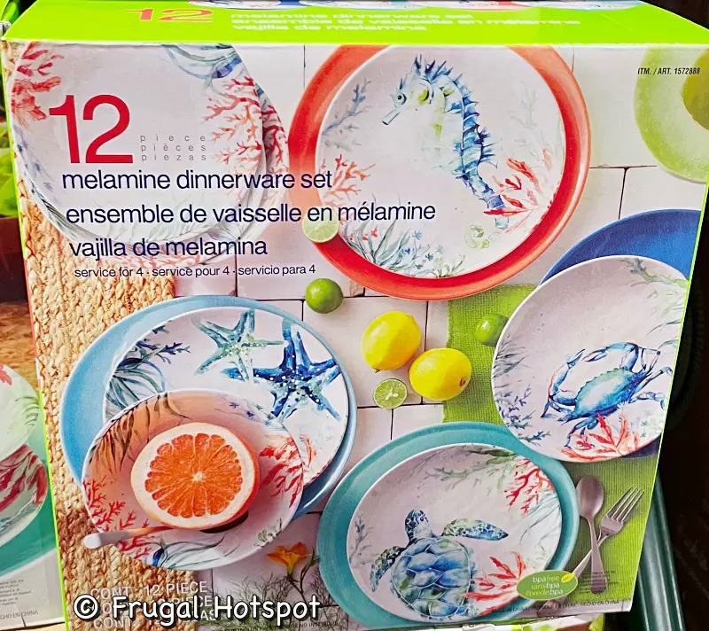 Pandex Sealife Melamine Dinnerware Set | Costco