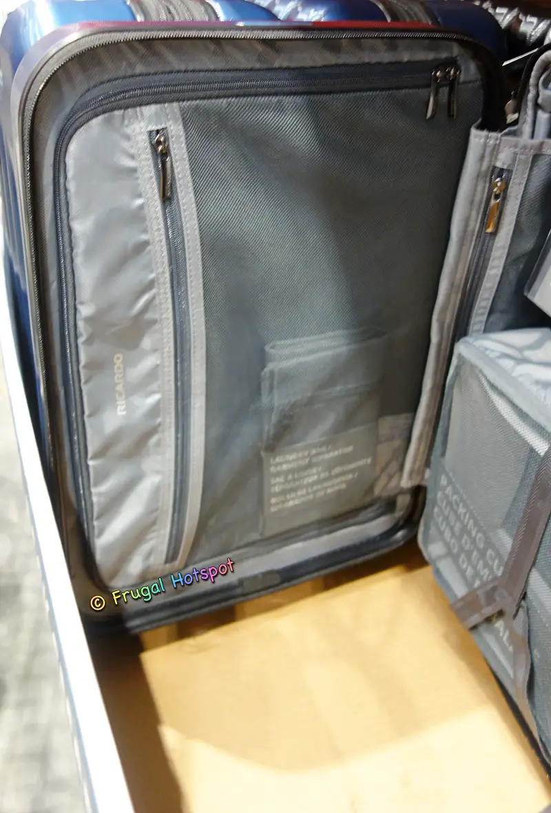 Ricardo Big Sur Hardside Carry-on Interior | Costco