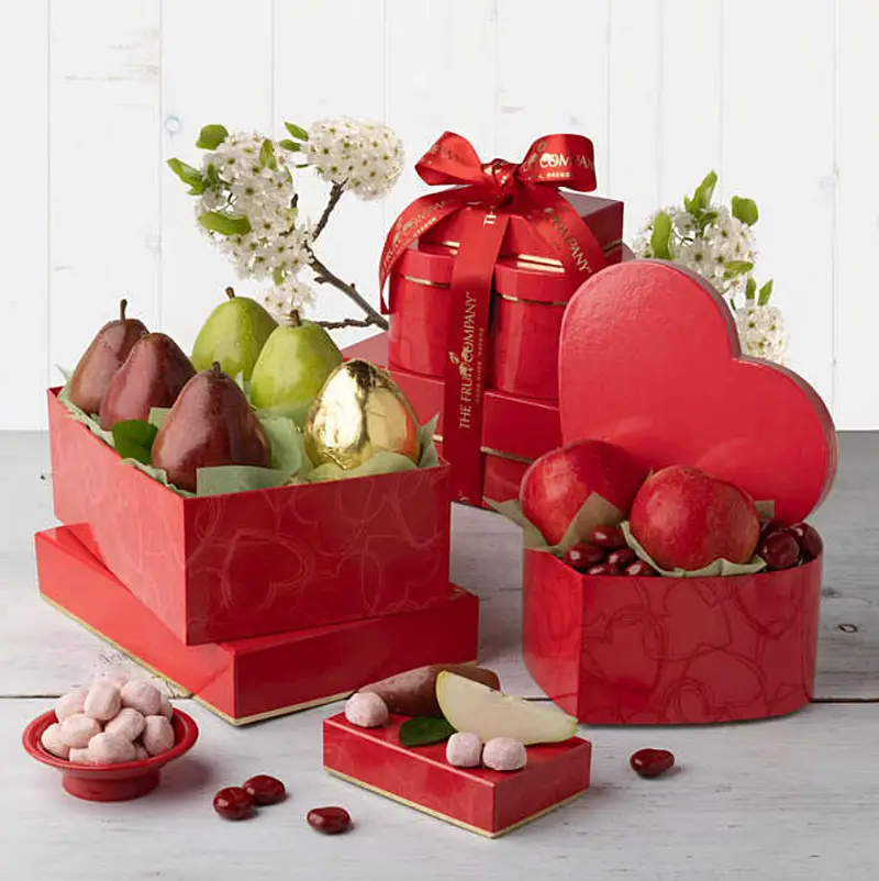 The Fruit Company Heart of Hearts Valentine's Day Tower