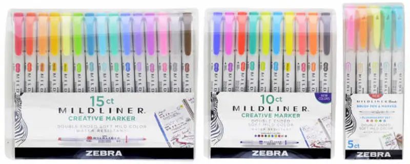 Zebra Mildliner Creative Marker Collection at Costco