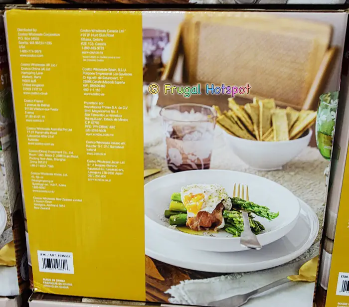 overandback St Germain 12 Piece Dinnerware Set | Costco