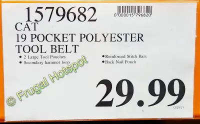 CAT Multi-Purpose Tool Belt | Costco Price