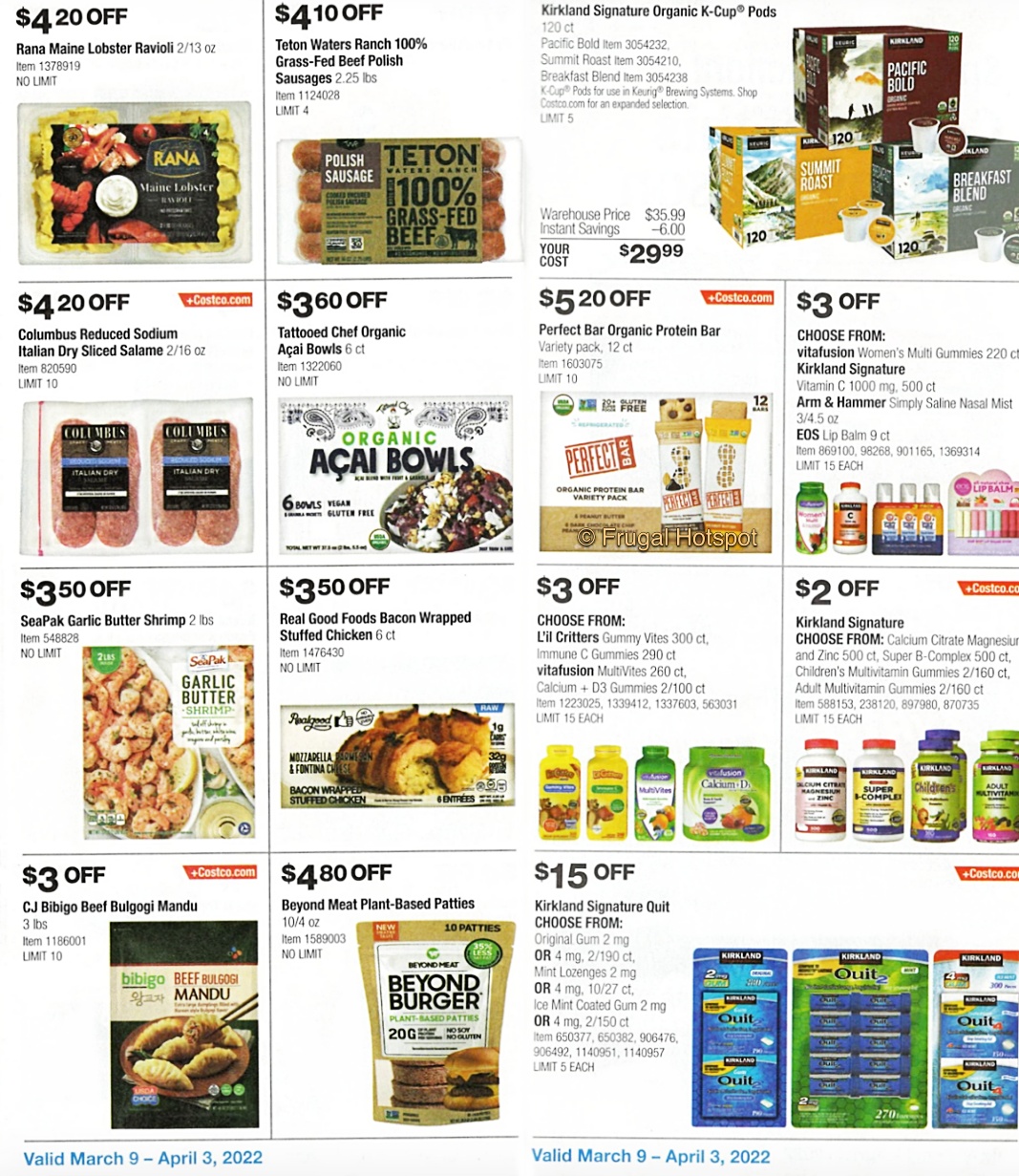 Costco Coupon Book MARCH 2022 P10