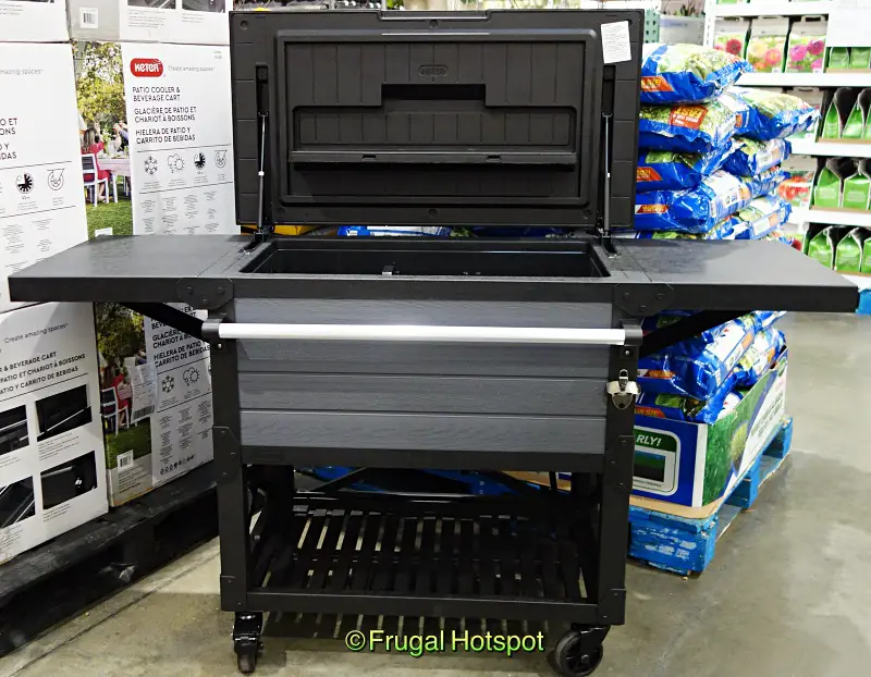 Keter Patio Cooler & Beverage Cart | Costco Display