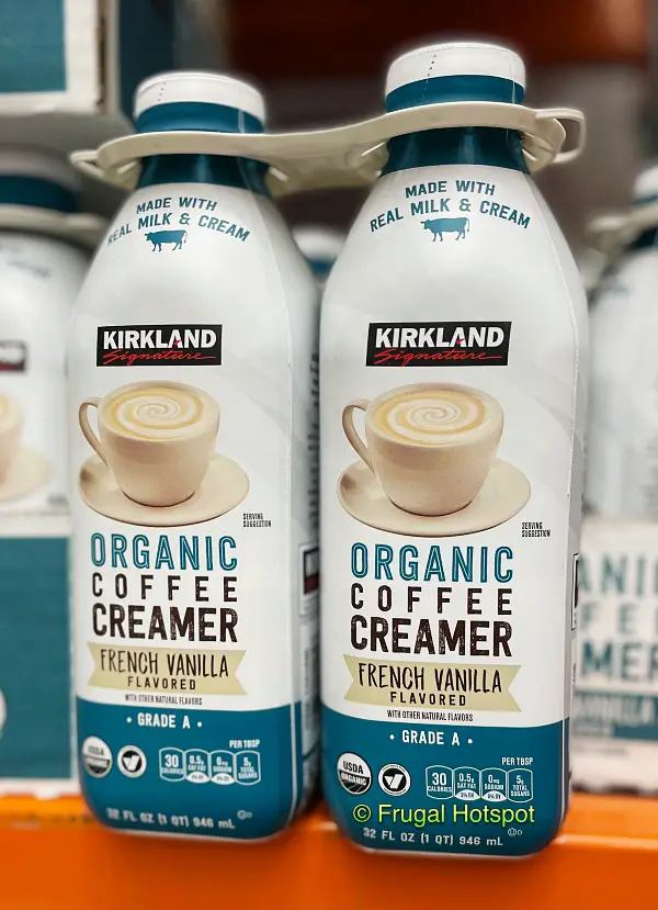 Kirkland Signature Organic Coffee Creamer French Vanilla Flavor | Costco