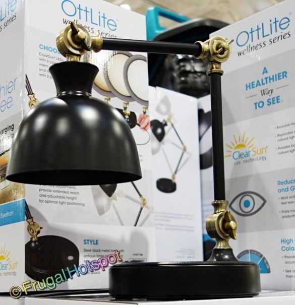 OttLite LED Desk Lamp w/ Charging Base Costco Sale!