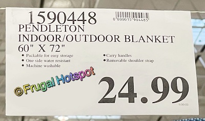 Pendleton Outdoor Packable Blanket | Costco Price