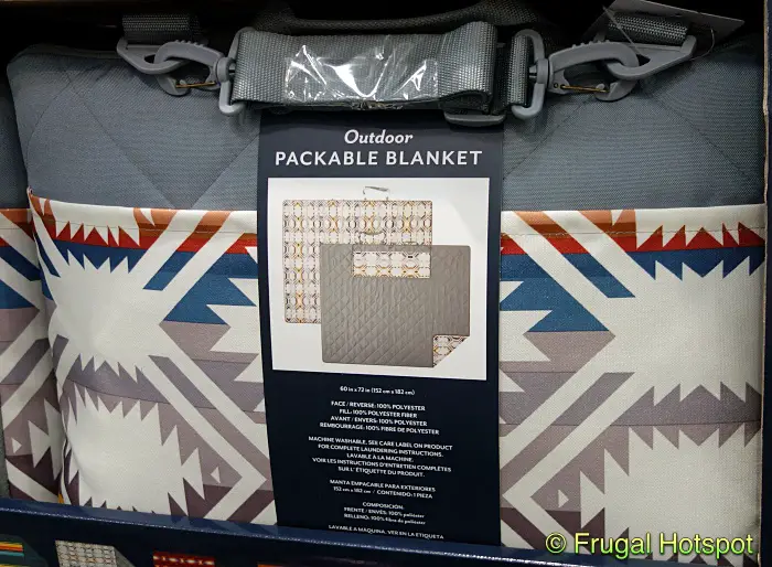 Pendleton Outdoor Packable Blanket gray | Costco