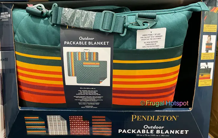 Pendleton Outdoor Packable Blanket green | Costco