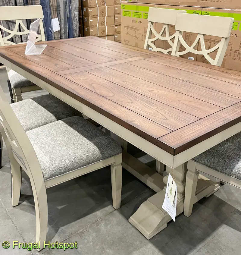 Pike & Main Quinn 7 Piece Dining | Costco Display