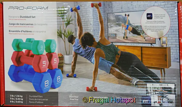 Pro Form Neoprene Dumbbell Set | Costco