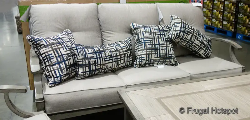 SunVilla Beth 4 piece Deep Seating Sofa | Costco Display