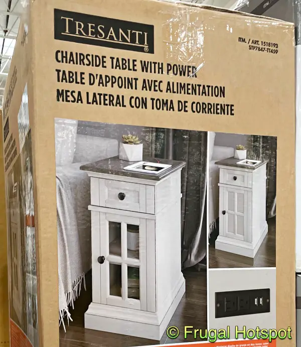 Tresanti Twin Star Chairside Table | Costco