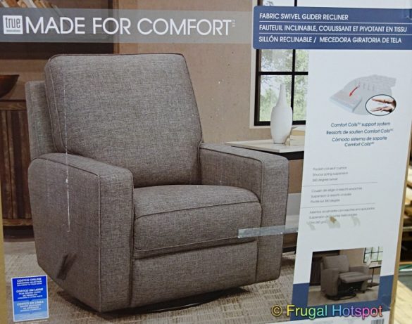 Maine Fabric Swivel Glider Recliner at Costco! | Frugal Hotspot