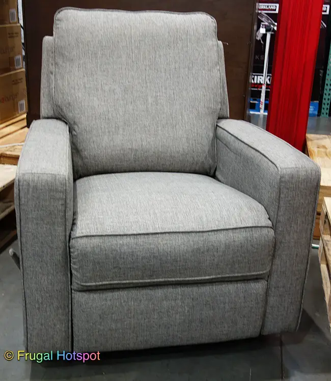 True Innovations Maine Fabric Swivel Glider Recliner | Costco Display