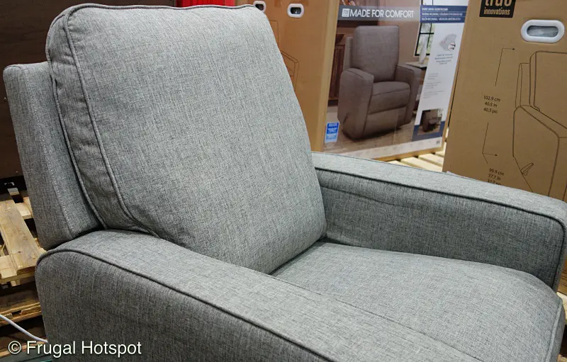 True Innovations Maine Fabric Swivel Recliner | Costco Display