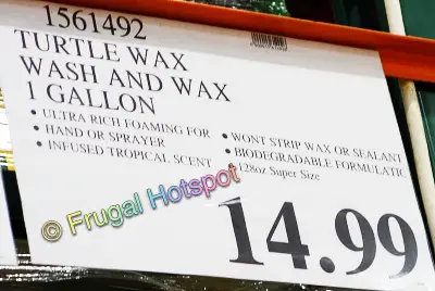 Turtle Wax HyperFoam Wash & Wax | Costco Price