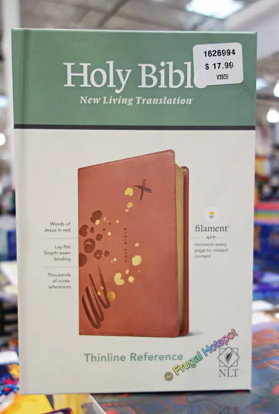 Tyndale Holy Bible New Living Translation Filament Bible | Costco