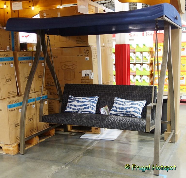 Agio Cameron Patio Swing + Canopy Costco Sale! Frugal Hotspot
