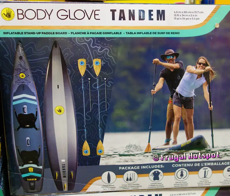 Body Glove Tandem 15' Inflatable 2 Person Stand-Up Paddle Board Package | Costco