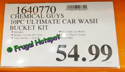 Chemical Guys Ultimate Car Wash & Shine 10-Piece Essentials Kit | Costco Price