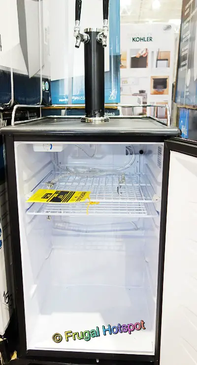 Danby Twin Tap Keg Cooler | interior | Costco