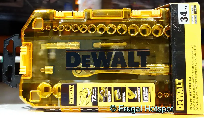 DeWalt 34-Piece Drive Socket Set | Costco
