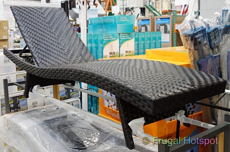 Outdoor Woven Chaise Lounge at Costco! Frugal Hotspot