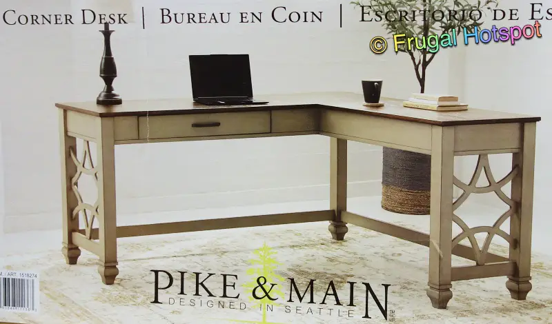 Pike and Main Quinn Corner Desk | Costco