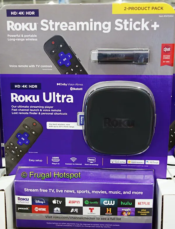 Roku Ultra Streaming Player and Stick Bundle | Costco