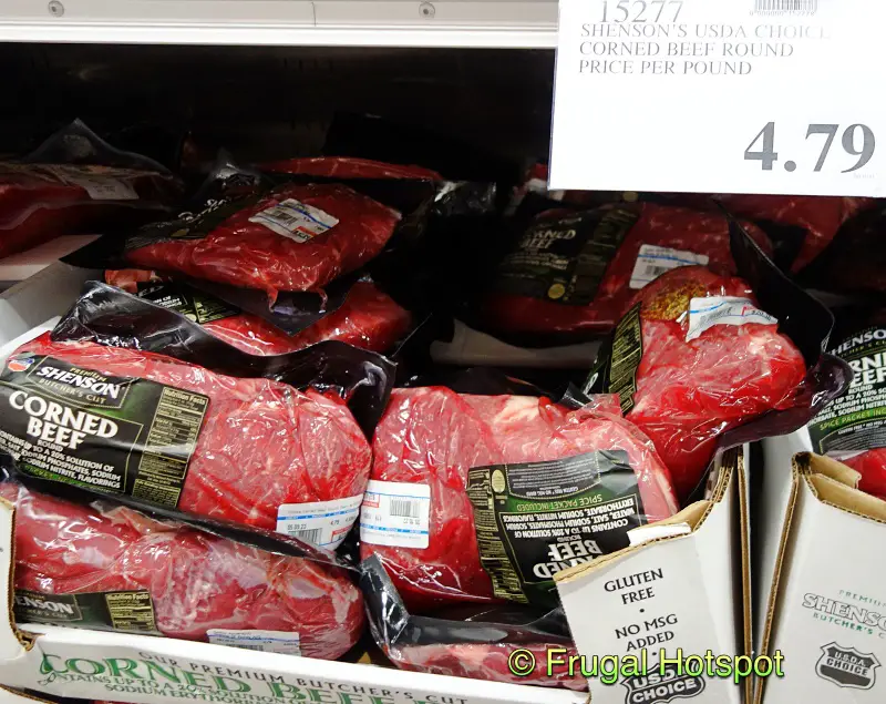 Shenson Premium Butcher's Cut Corned Beef Round | Costco