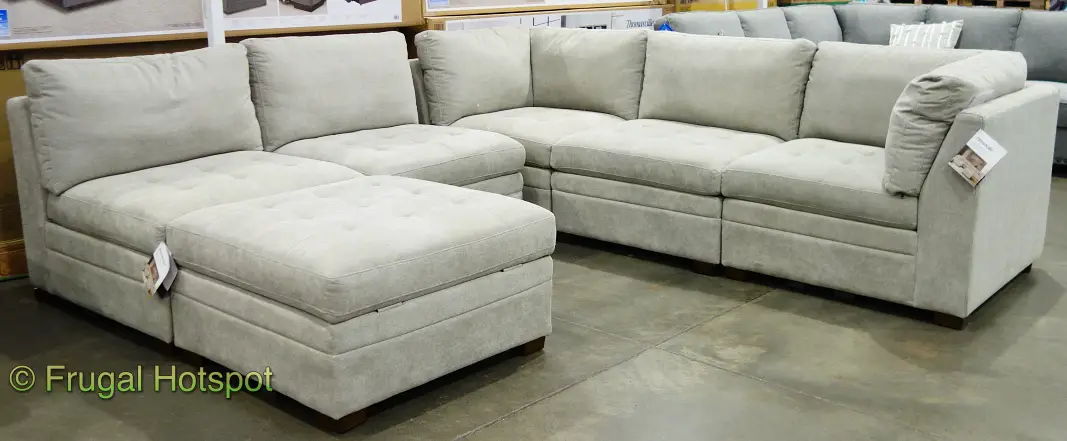 Thomasville Tisdale Modular Fabric Sectional | Costco Display