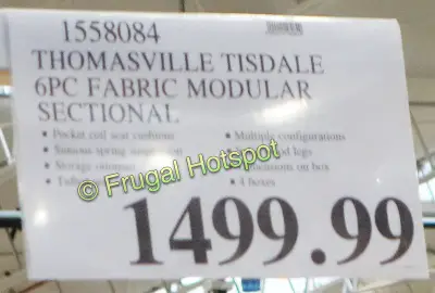 Thomasville Tisdale Modular Fabric Sectional | Costco price