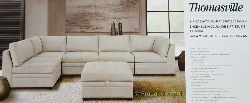 Thomasville Tisdale Modular Fabric Sectional | Costco