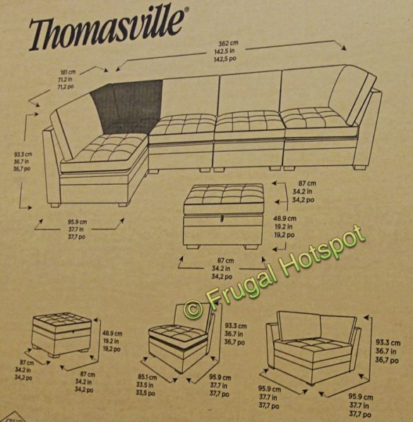 Thomasville Tisdale Modular Sectional Costco Sale! Frugal Hotspot