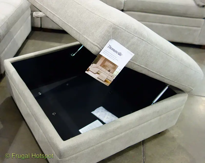 Thomasville Tisdale Storage ottoman | Costco Display