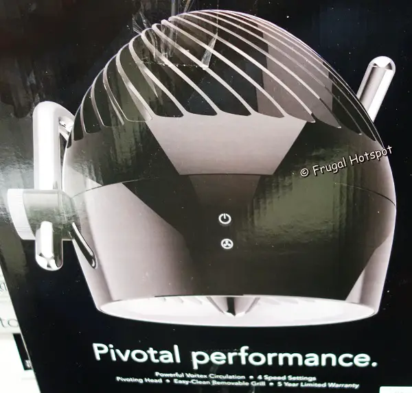Vornado Pivot 6X Air Circulator Top view | Costco