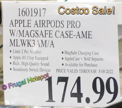 Apple AirPods Pro and MagSafe Case | Costco Sale Price