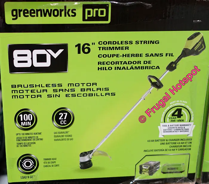 Greenworks Pro Cordless Trimmer | Costco