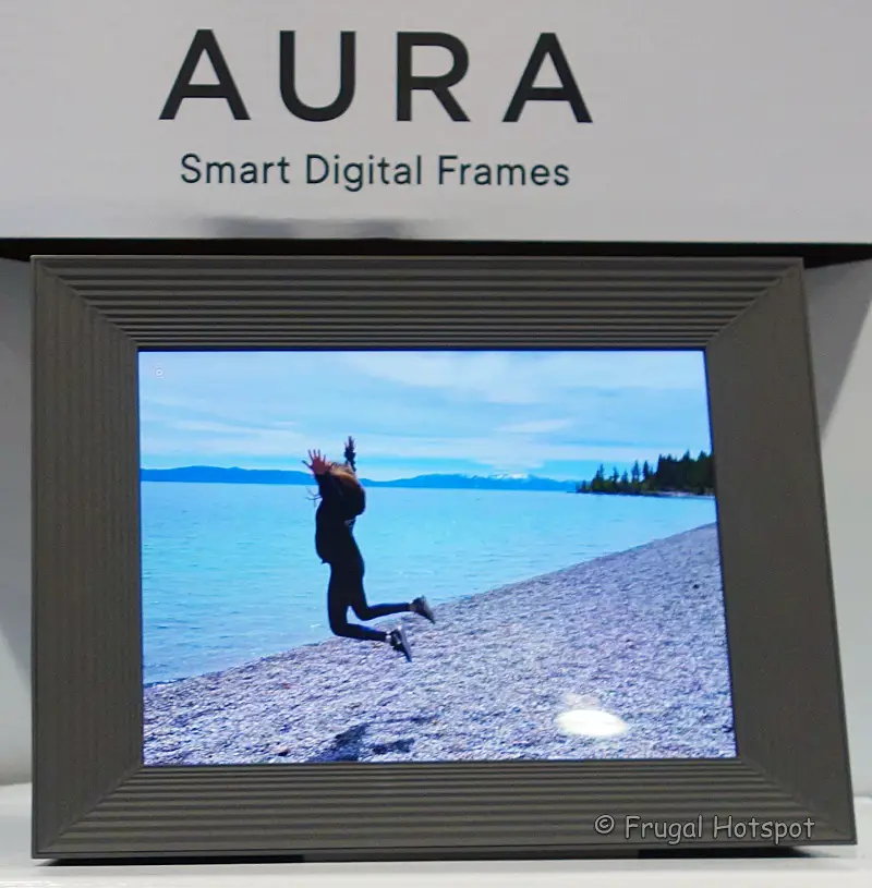 Harper by Aura Digital Photo Frame | Costco Display