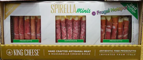 King Cheese Artisanal Meat & Cheese Rolls Spirella Minis | Costco